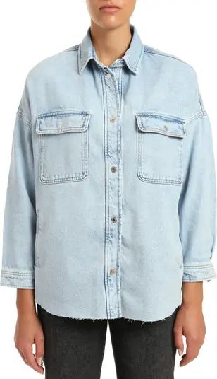 Mavi Jeans Tamara Oversize Cotton Denim Shirt | Nordstrom | Nordstrom