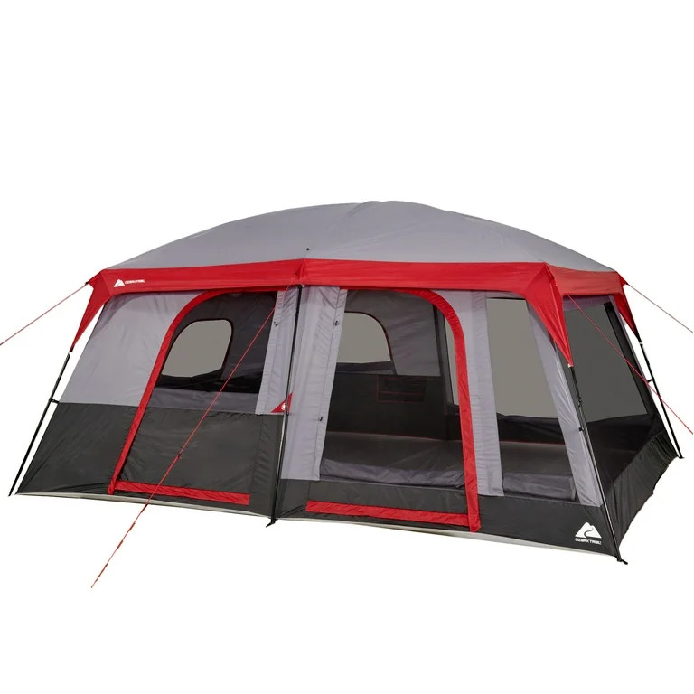Ozark Trail 12-Person Cabin Tent, with Convertible Screen Room | Walmart (US)