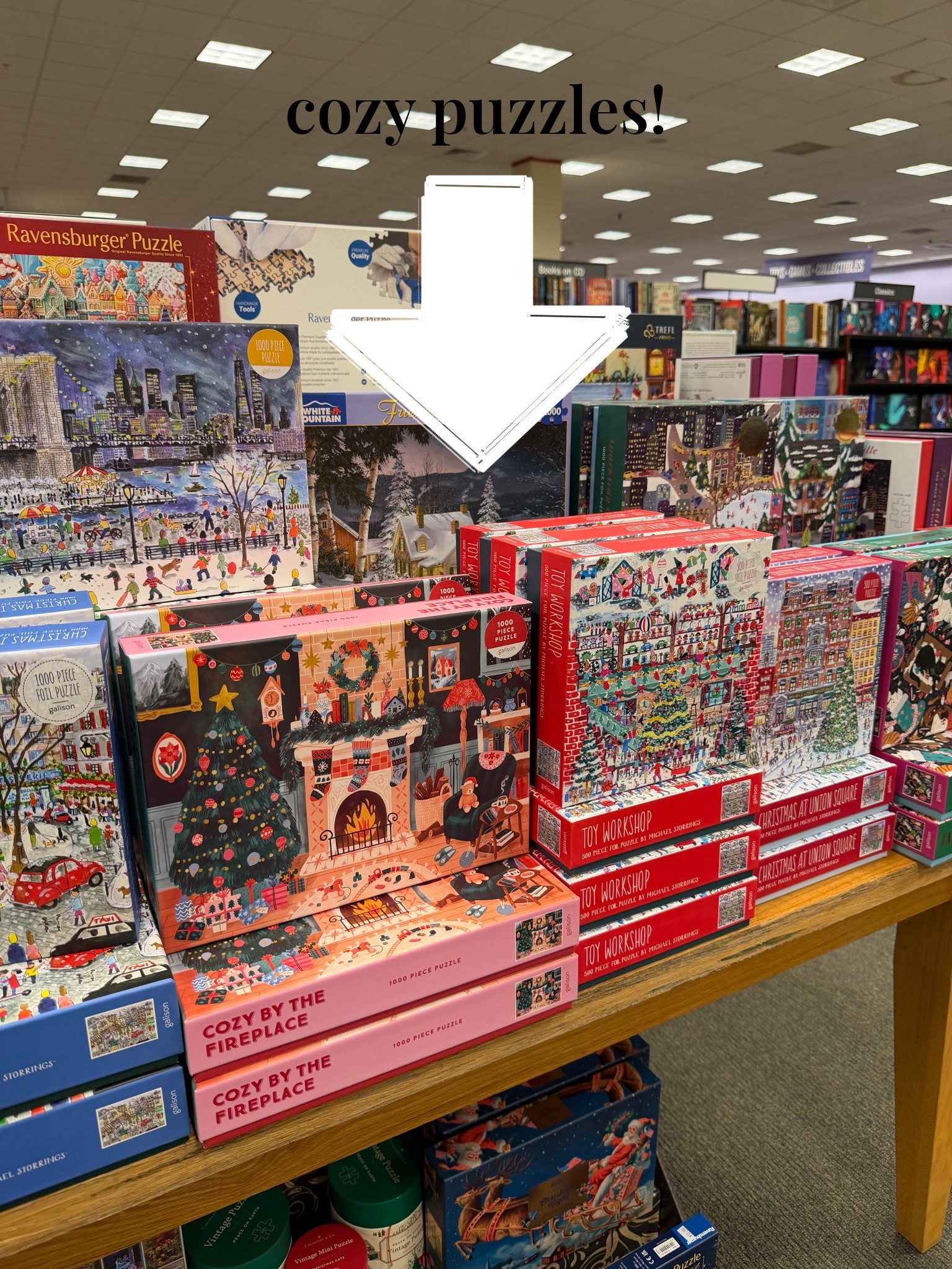 Barnes and Noble carries my favorite line of puzzles! These Christmas ones were too cute to pass up! 

#LTKCyberWeek #LTKHoliday #LTKGiftGuide