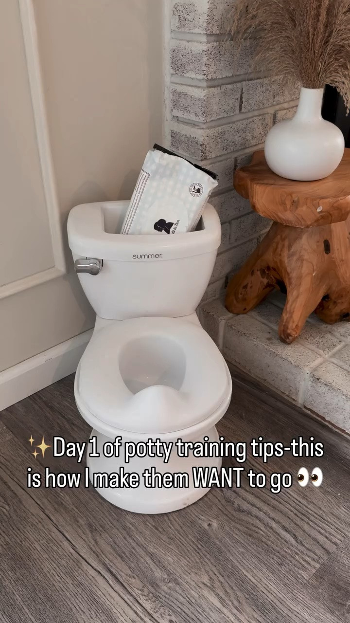 ✨Follow along for DAY 2-potty training tips & comment POTTY and I’ll send the links right over! 🔗

I know it sounds crazy BUT, potty training can be FUN! Yes I said potty training & fun in the same sentence! I’ve potty trained 2 littles so far and these are my mom-approved potty training tips! I’ll be honest, that second born was tough but WE DID IT! 👏🏼

I can’t believe it but my kids are actually fighting over who gets to use the potty next! The stickers come in a 5 pack but if you rinse with cold water, they turn black so you can keep using them! 

Will I be trying these magic dinosaur potty stickers on my husband? Maybe, maybe not 🤷🏼‍♀️😅

#pottytrainingdays #momapproved #amazonfinds