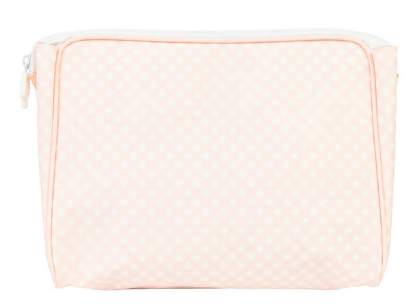 The Go Bag Peachy Pink Gingham Large by Apple of My Isla | Lila and Hayes