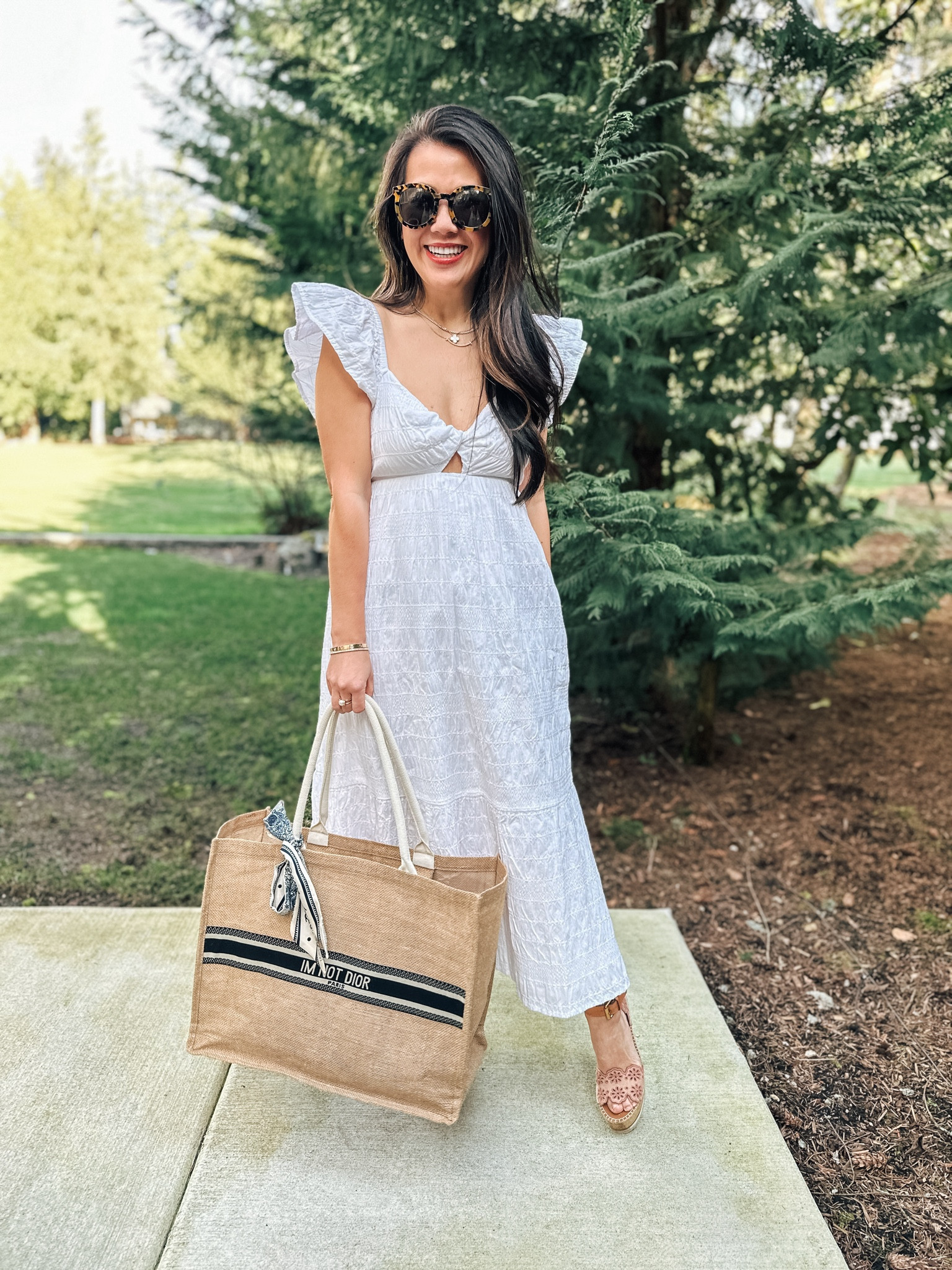 Spring dress
White dress
New target arrivals
Easter dress
Petite friendly maxi
Spring break
Vacation outfit 
Beach bag
Jute tote bag
