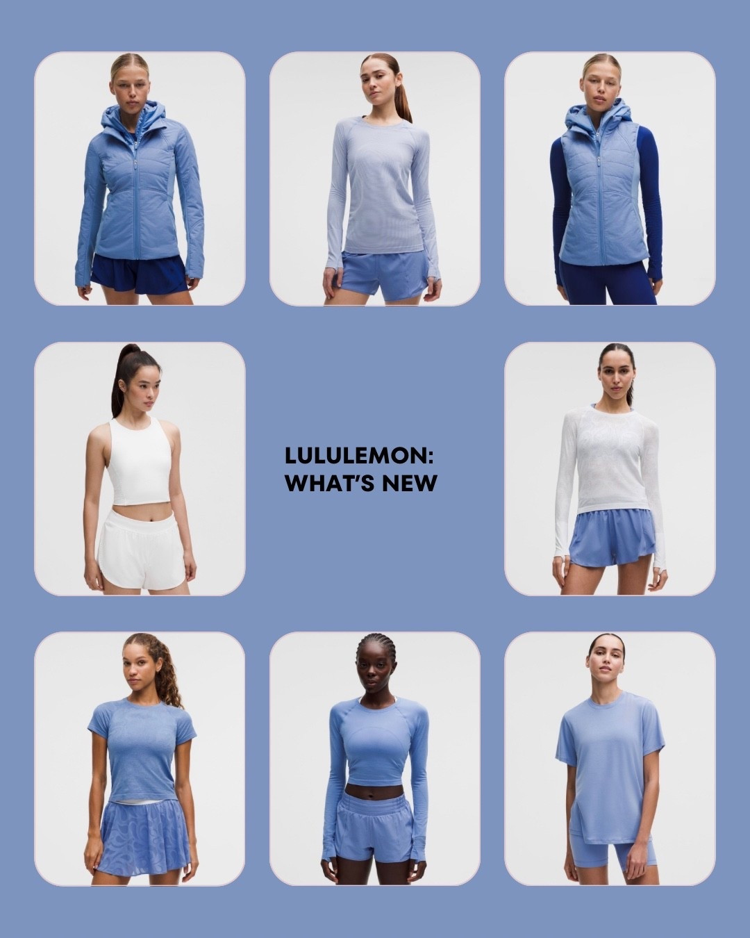 This week’s new arrivals at lululemon! They’ve launched a paisley print which is cute! And this soft blue color is delightful! 

#LTKActive