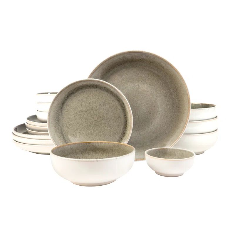 Resona Stoneware 16 Piece Dinnerware Set - Service for 4 | Wayfair North America