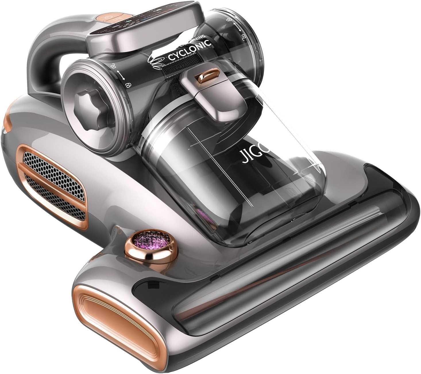 JIGOO T600 Bed Vacuum Cleaner with UV-C Light, 15Kpa Suction 700W Powerful Double Cup Handheld Va... | Amazon (US)