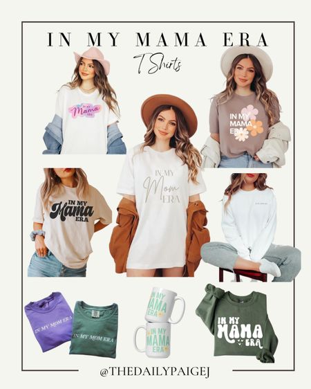 Not only is a “In my mama era” shirt great for a Taylor Swift lover for the eras tour, but also would be a great gift for a new mom this Mother’s Day! I love the in my mama era mugs and also a great long tee to wear with leggings. These would be the perfect Mother’s Day gift for a mom going to the Taylor Swift Eras tour in a few weeks!

In my mama era, Taylor swift gift, Mother’s Day gift, Swiftie, Concert, Stadium Bag, Taylor Swift Concert, Lavender Haze, Concert outfit, Taylor Swift Concert Outfit, Lover Concert, Taylor Swift Eras, Taylor’s Version, Taylor Swift Mama

#LTKGiftGuide #LTKunder100 #LTKunder50