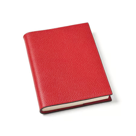 A5 Refillable Luxury Journal

        
            
            Cardinal Red Pebble with Soft Sue... | Aspinal of London US
