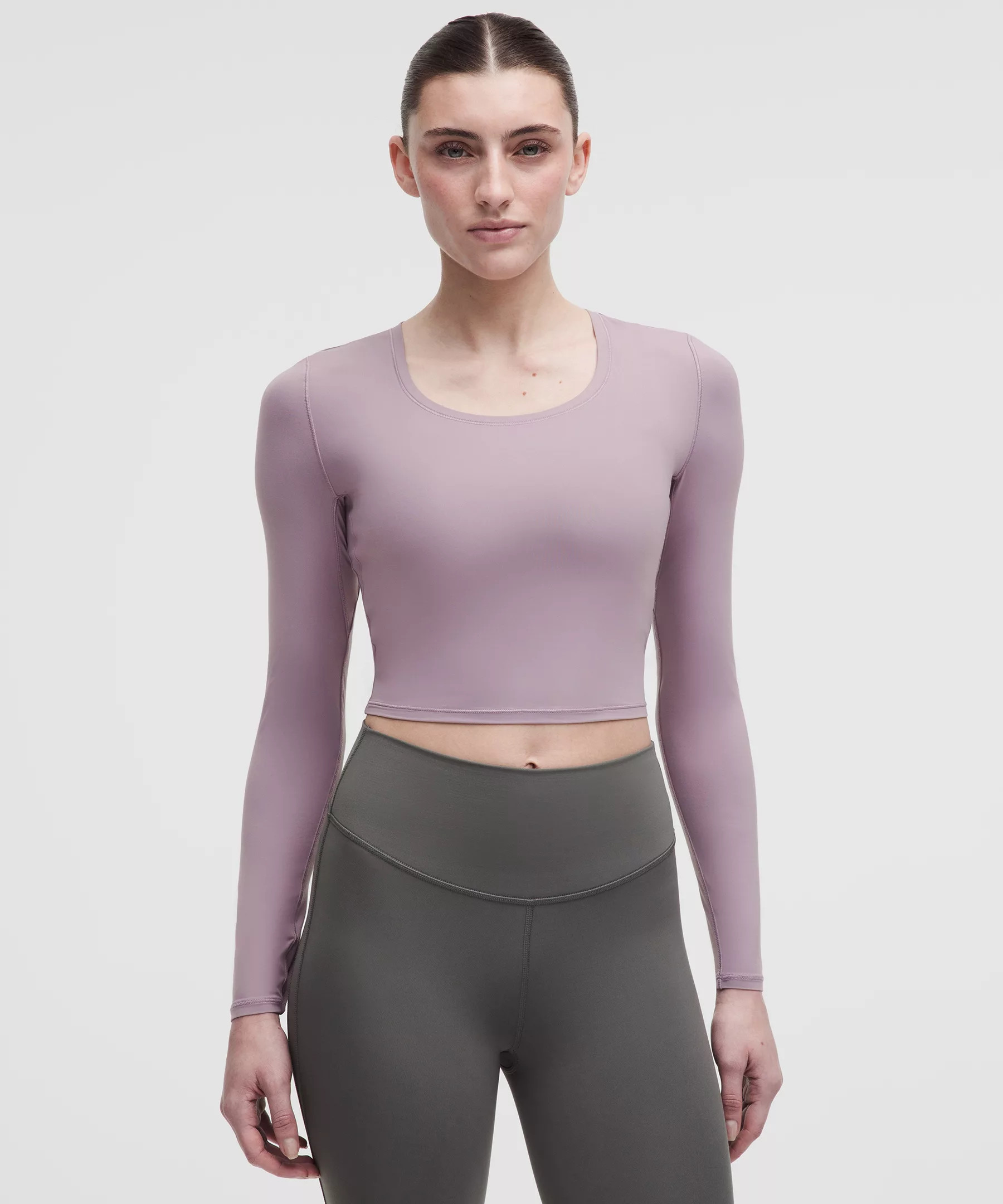 Unrestricted Power Cropped Long-Sleeve Shirt | Lululemon (US)