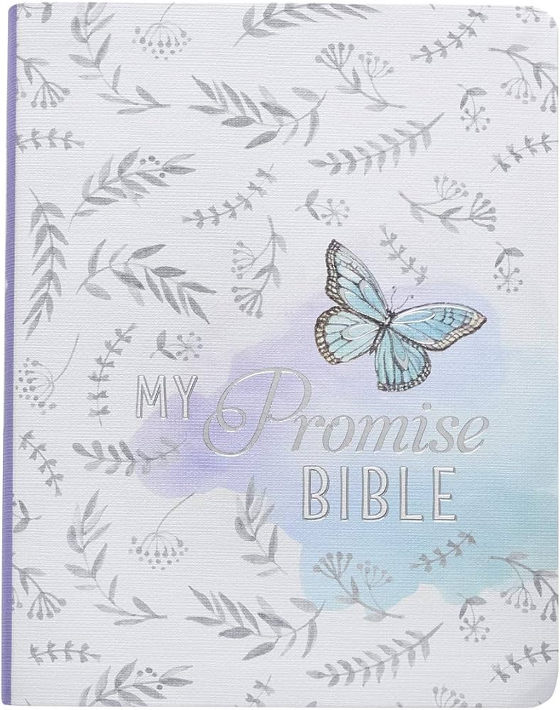 KJV Holy Bible, My Promise Bible, Faux Leather Flexcover w/Bible Tabs, Coloring Stickers, Ribbon ... | Amazon (US)