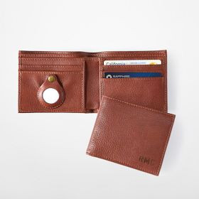 Harrison Leather Wallet for AirTag | Mark and Graham
