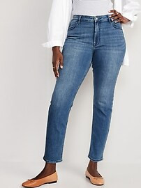 High-Waisted Wow Straight Jeans | Old Navy (US)