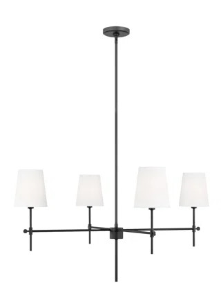 Ebern Designs Baker 4 - Light Shaded Classic / Traditional Chandelier | Wayfair | Wayfair North America