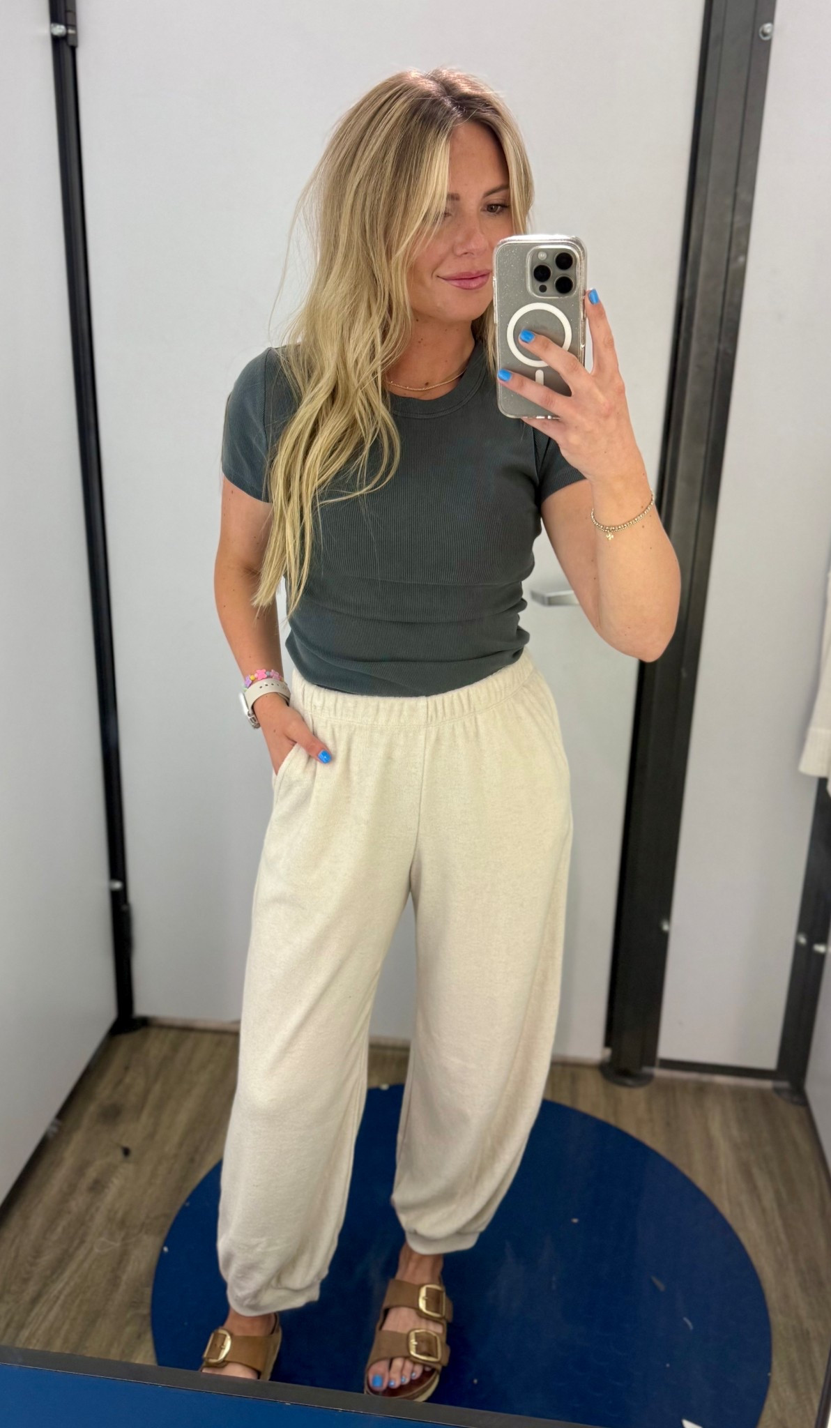 With or without the matching jacket?! 
I love this tee. Great color and it’s really thick!! 

#LTKPetite #LTKSaleAlert #LTKFindsUnder50