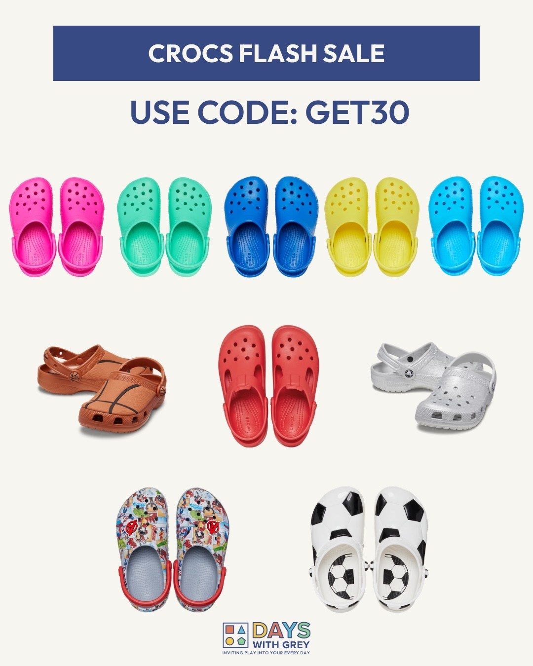 It’s Crocs seasons! Use code GET30 for 30% off.

#LTKSaleAlert #LTKKids #LTKSpringSale