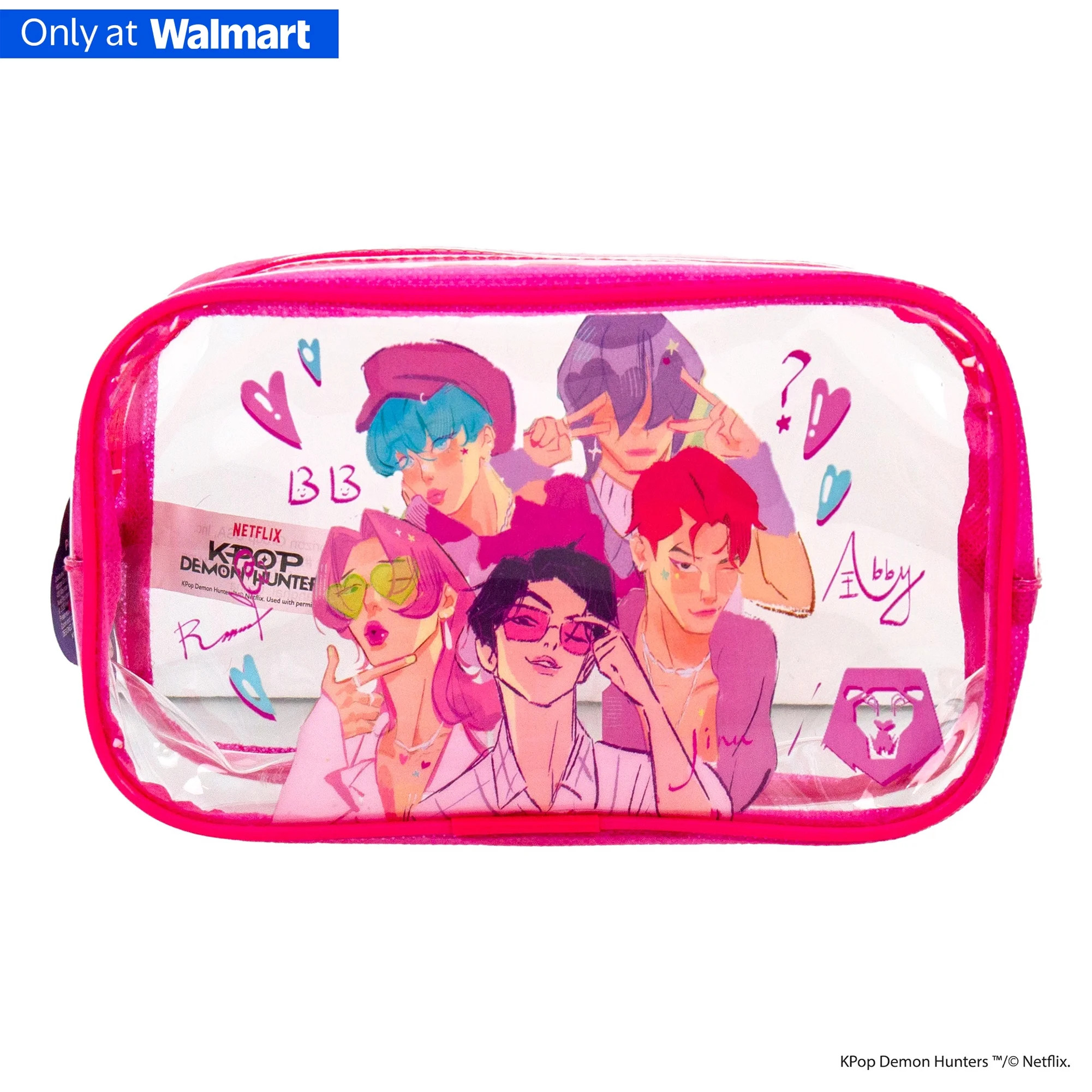 Netflix Saja Boys KPop Demon Hunters Edition Clear PVC Pencil Pouch (Walmart Exclusive) | Walmart (US)