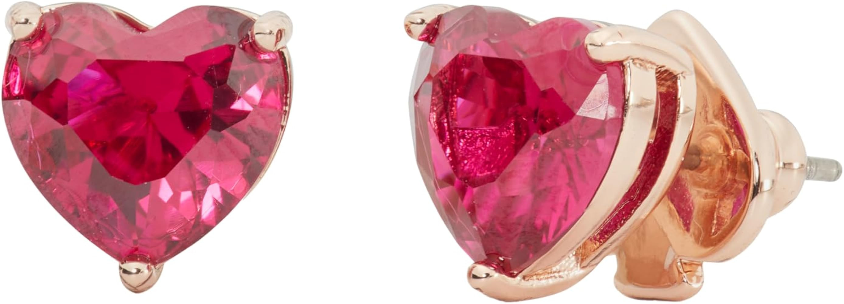 kate spade new york My Love Heart Studs, Red, One Size | Amazon (US)