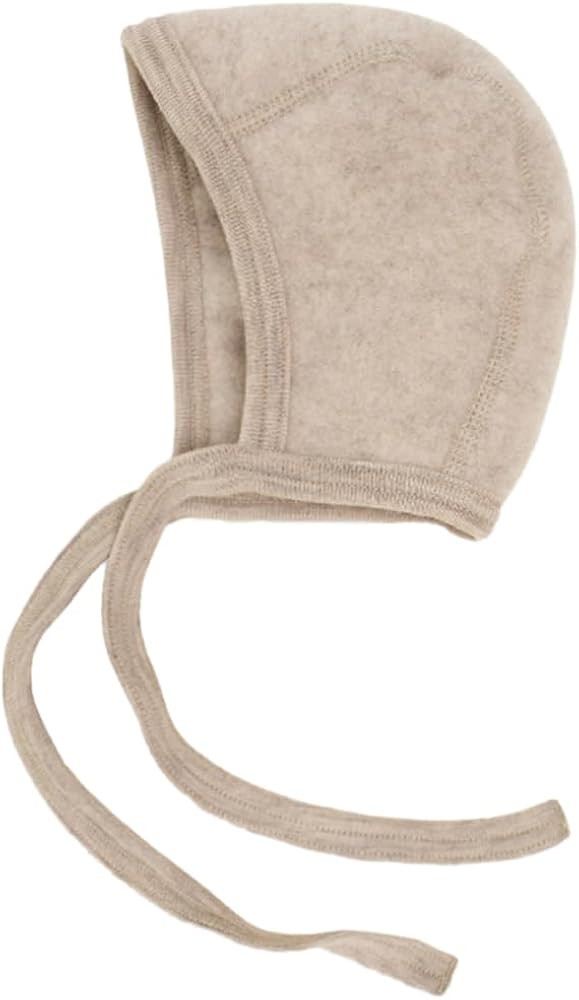 Ecoable Newborn Baby Bonnet, 0–6 Months | Organic Merino Wool Fleece, Pilot Cap with Ear Protec... | Amazon (US)