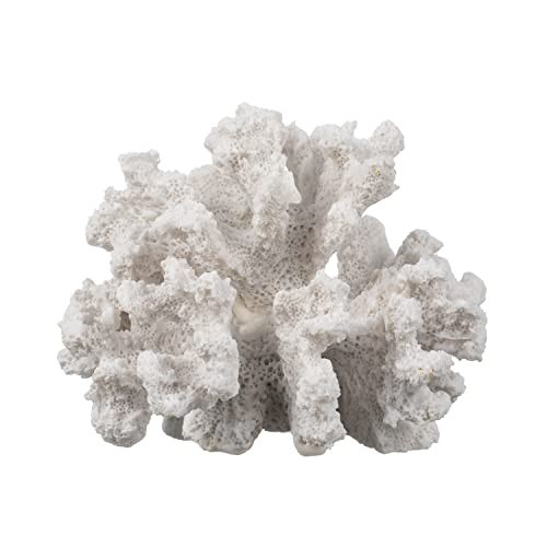White Coral Decor - Coral Reef Decor (3.5inx4.5inx4in) - Resin Coral Decoration - Faux Coral - Nautical Decorations - Beach Home Decor - Decorative Coral | Amazon (US)