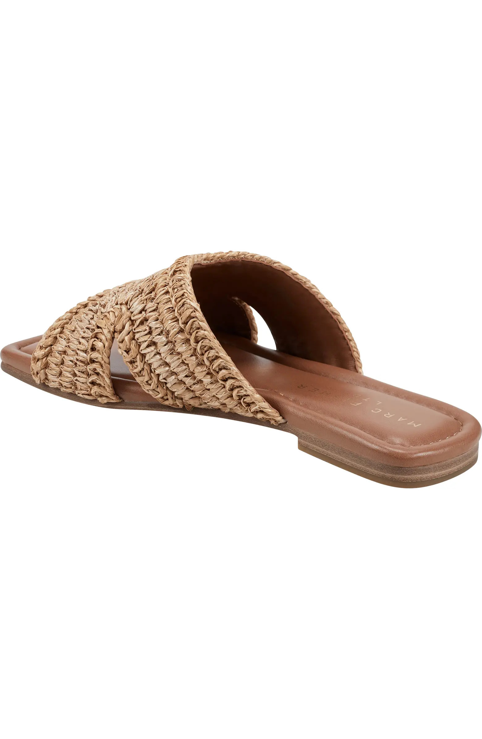 Narda Raffia Slide Sandal (Women) | Nordstrom