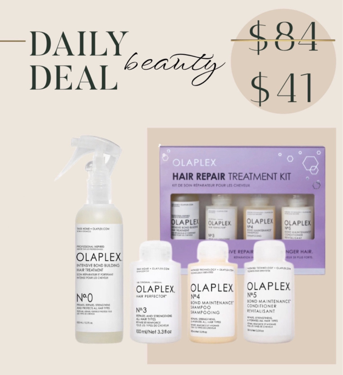 Olaplex bond maintenance hair repair on sale!
shampoo and conditioner on sale!


#LTKbeauty #LTKGiftGuide #LTKsalealert