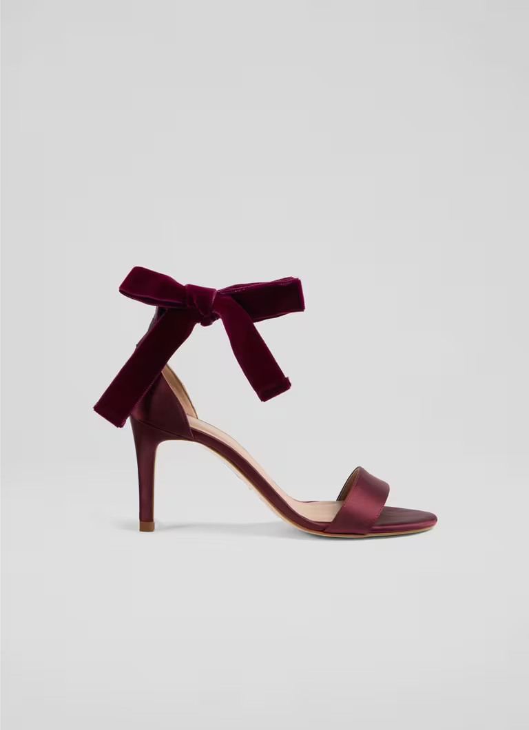 Helena Burgundy Sandals | L.K. Bennett (UK)