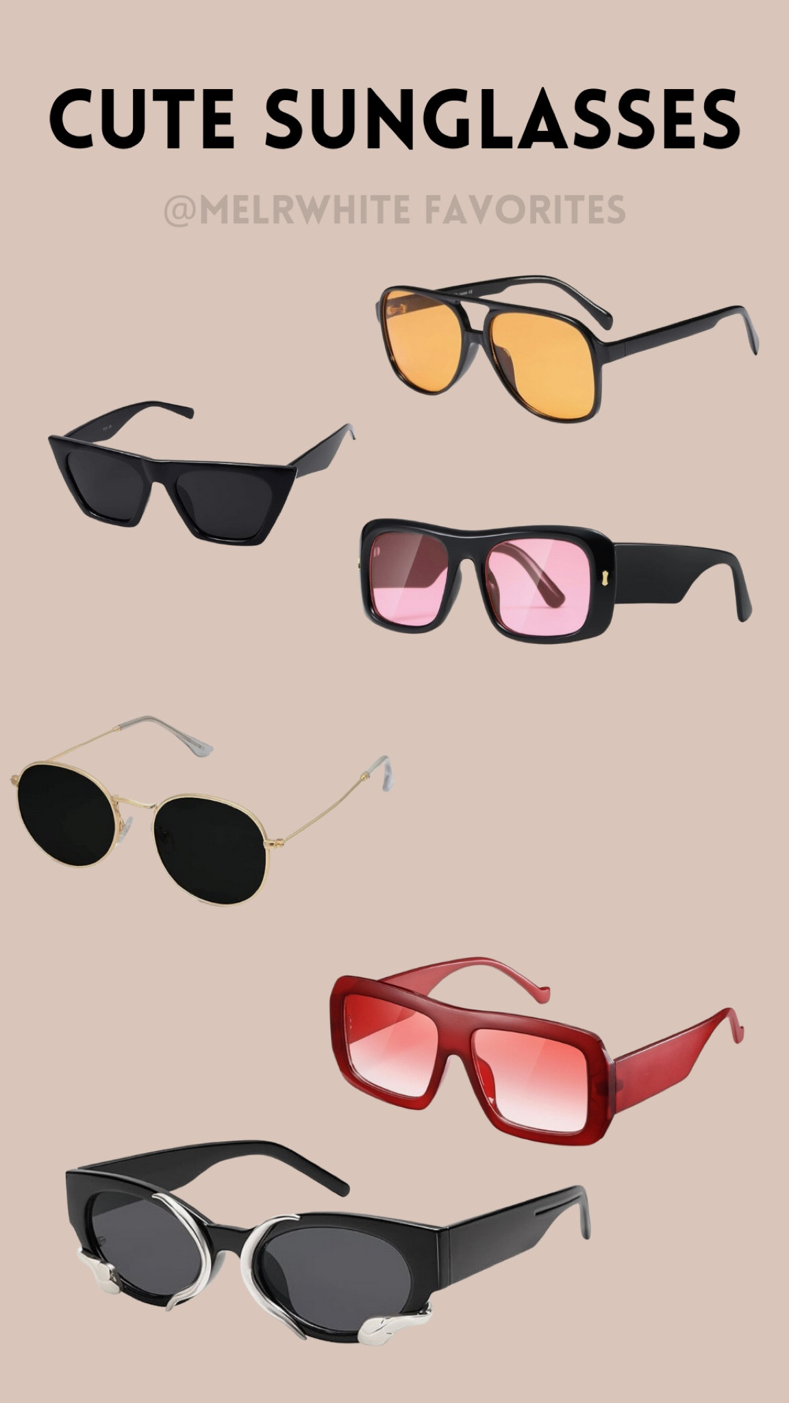 My favorite and adorable sunnies 🕶️ 

#LTKFindsUnder100 #LTKFindsUnder50