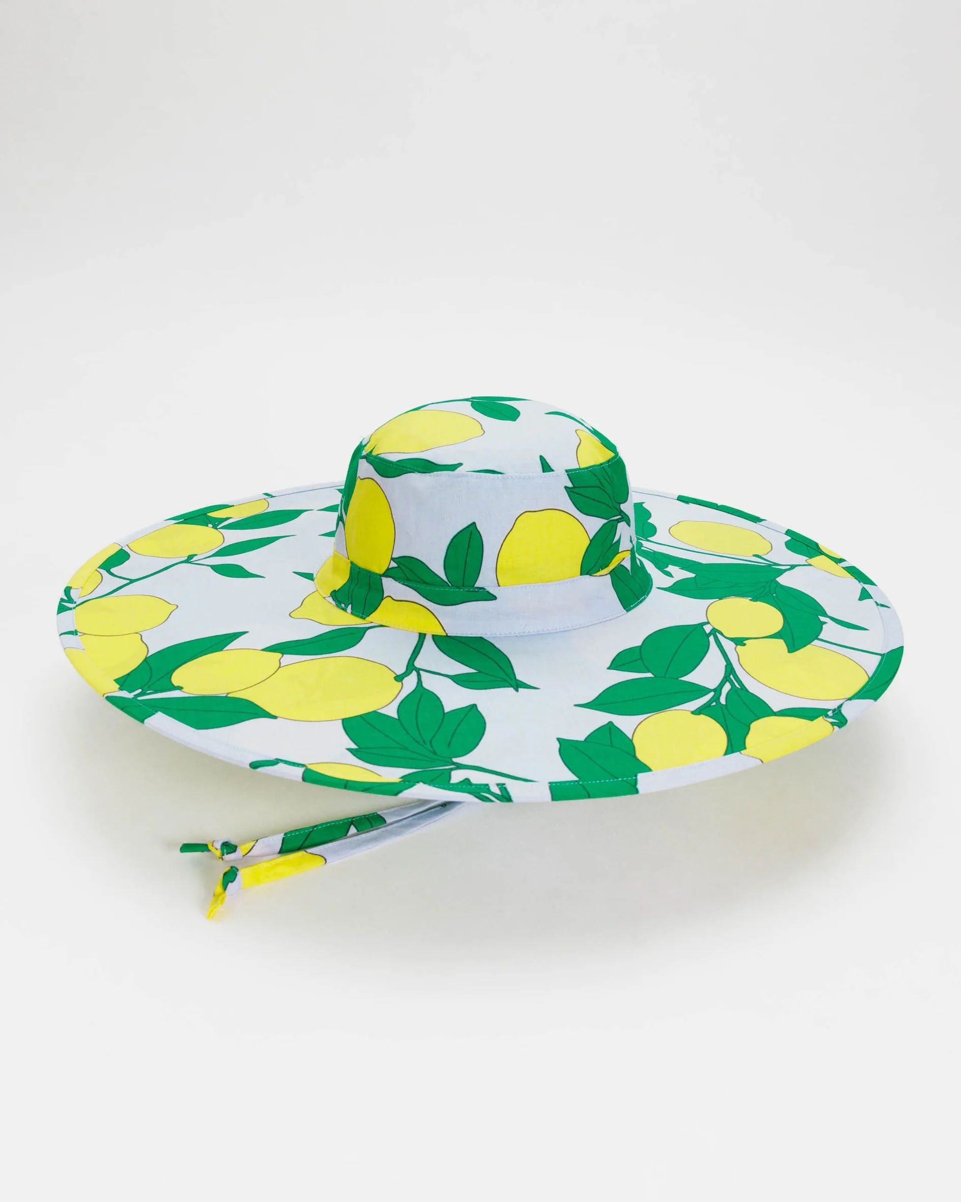 Packable Sun Hat : Lemon Tree - Baggu | BAGGU
