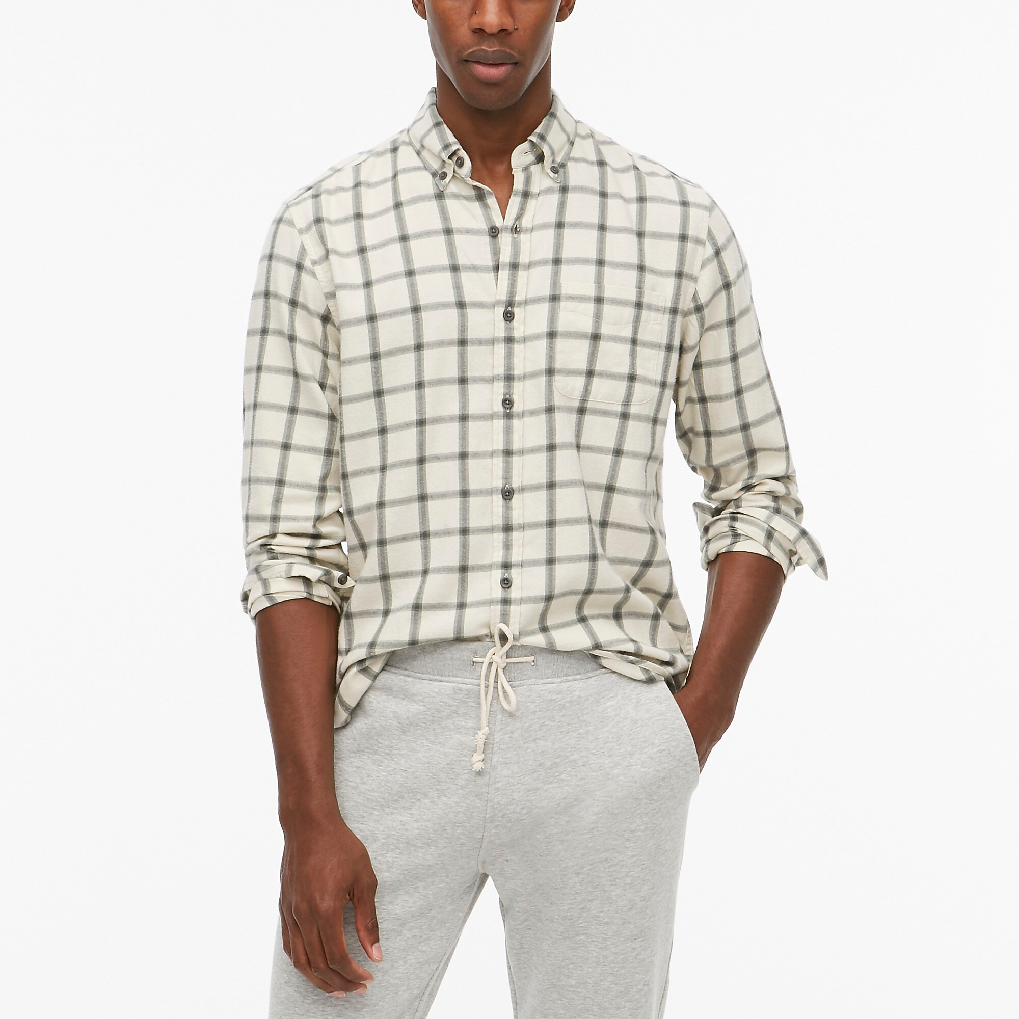 Brushed Twill Shirt | J.Crew Factory