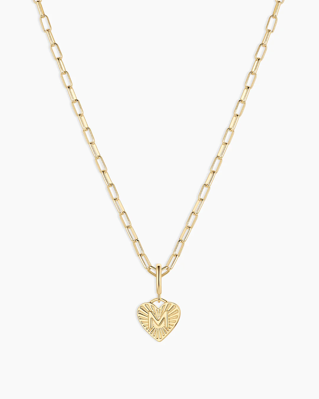 Vintage Heart Alphabet Charm Necklace | gorjana