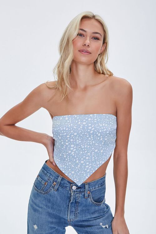 Spotted Print Scarf Top | Forever 21 (US)