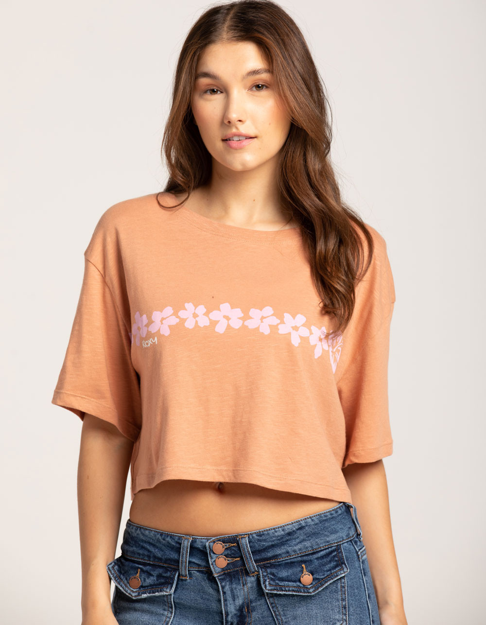 ROXY My Oasis Womens Crop Tee | Tillys