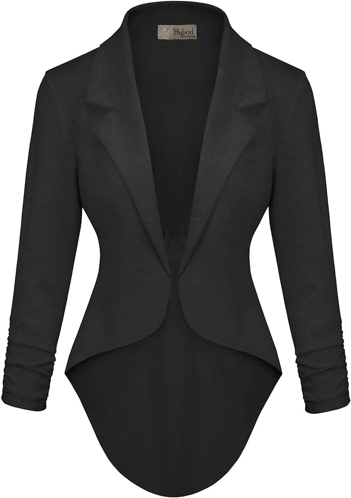 Hybrid & Company Womens Casual Work High Low Blazer Jacket - JK45590 | Amazon (US)