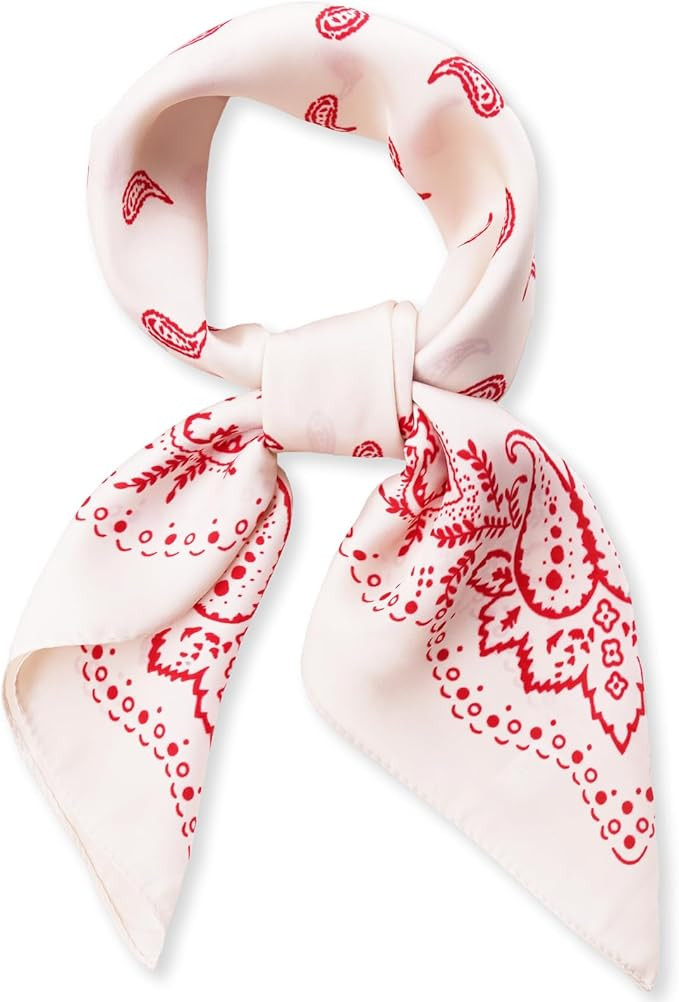 27.5” Satin Scarf - Super Soft & Lightweight Silky Head Bandanas, Versatile Fashion Scarf for W... | Amazon (US)