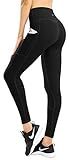 HOFI High Waist Yoga Pants for Women Workout Leggings with Pockets Tummy Control Black | Amazon (US)