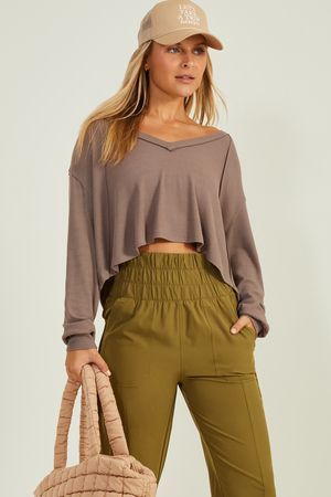 All Day Waffle Knit Top | Altar'd State