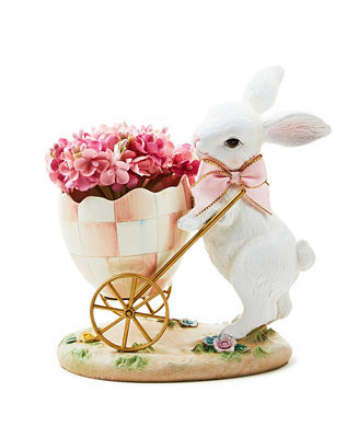 Rosy Meadow Bunny Egg Cart Décor | Macy's