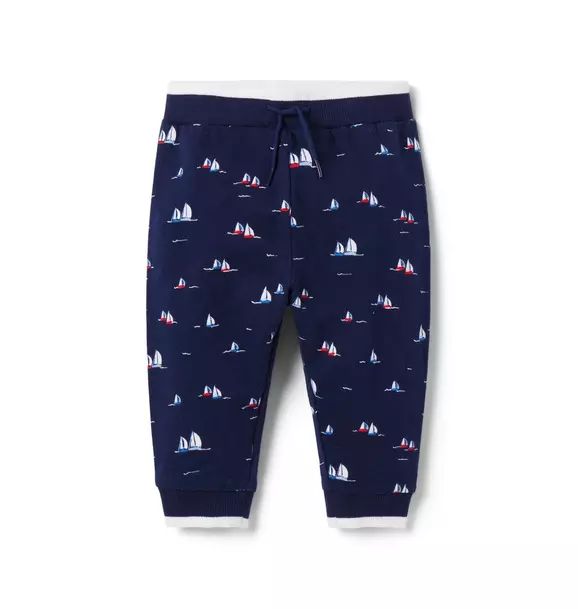 Baby Sailboat French Terry Jogger | Janie and Jack