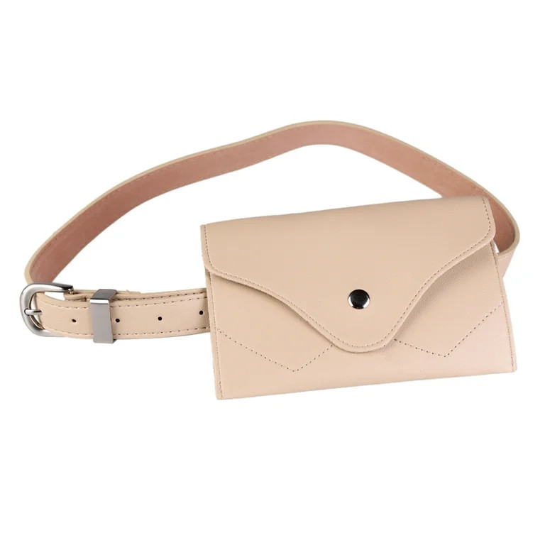 Women Bag Fanny Pack Removable Belt with PU Leather Cell - Black, as described - Walmart.com | Walmart (US)