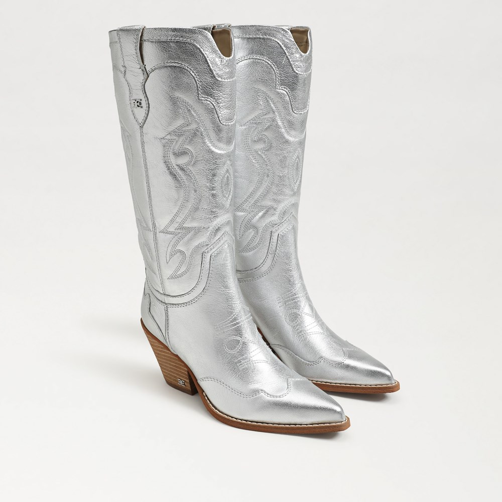 James Wide Calf Western Boot | Sam Edelman