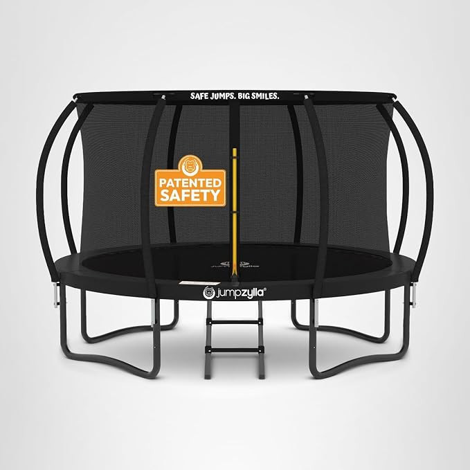 Trampoline Outdoor 8FT 10FT 12FT 14FT 15FT 16FT with Enclosure, Non-Slip Ladder & Anti-Rust Coate... | Amazon (US)