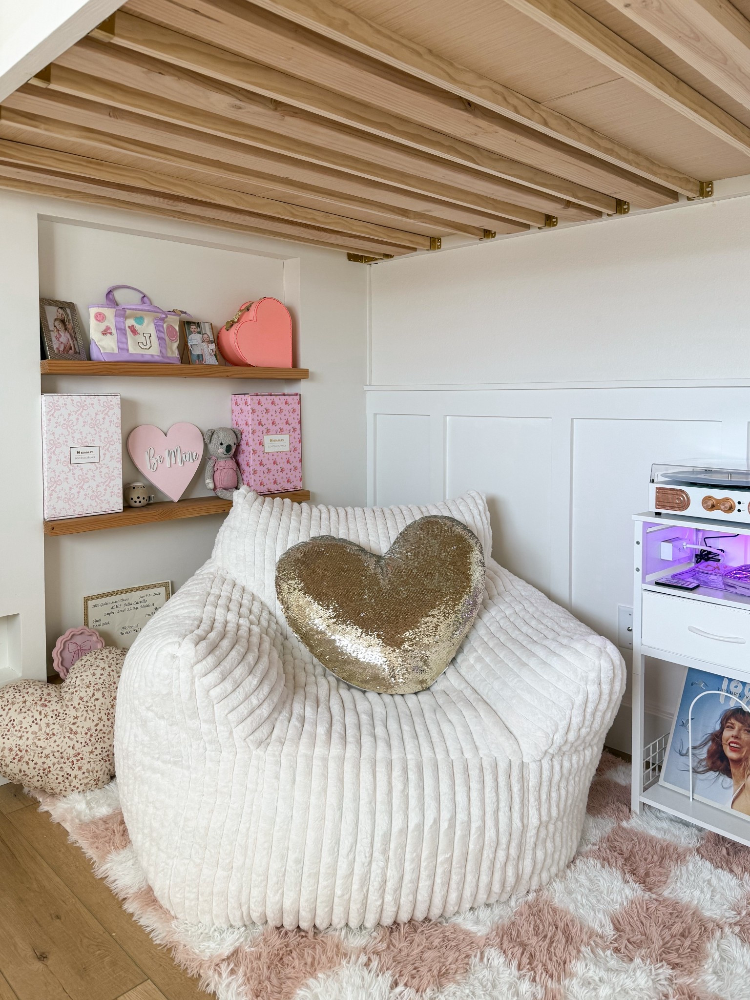 Perfect little hangout spot for reading and listening to music. 

Kids room, girls room

#LTKHome #LTKmomlife #LTKKids