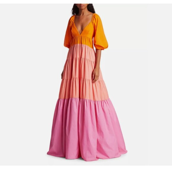 Staud Meadow Colorblock Maxi Dress | Poshmark