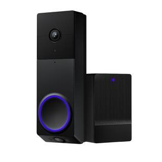 Wireless Duo Cam Video Doorbell (with Chime), Battery Powered, 2K Full HD Video, 2 Cameras, 2-Way Audio, Night Vision | The Home Depot