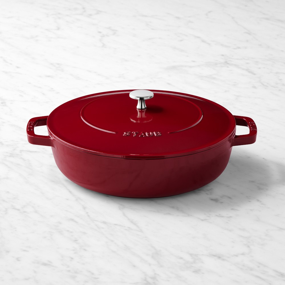 Staub x Smitten Kitchen Enameled Cast Iron Braiser 4-Qt | Williams-Sonoma