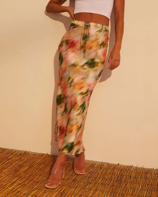 Haisley Abstract Maxi Skirt | VICI
