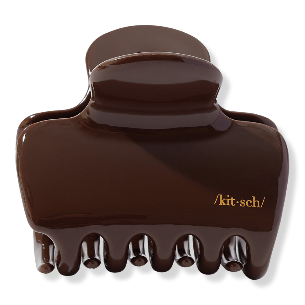 Kitsch Recycled Plastic Puffy Claw Clip - Chocolate | Ulta