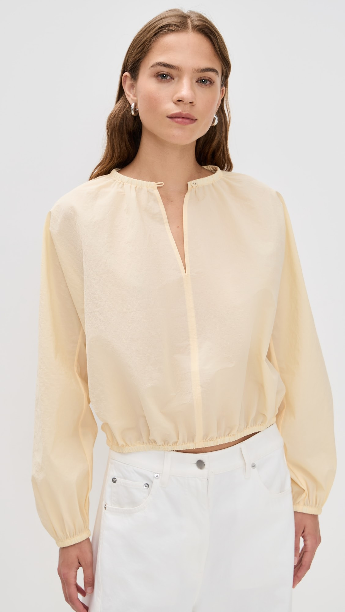 Wendy Top in Tech Poplin | Shopbop