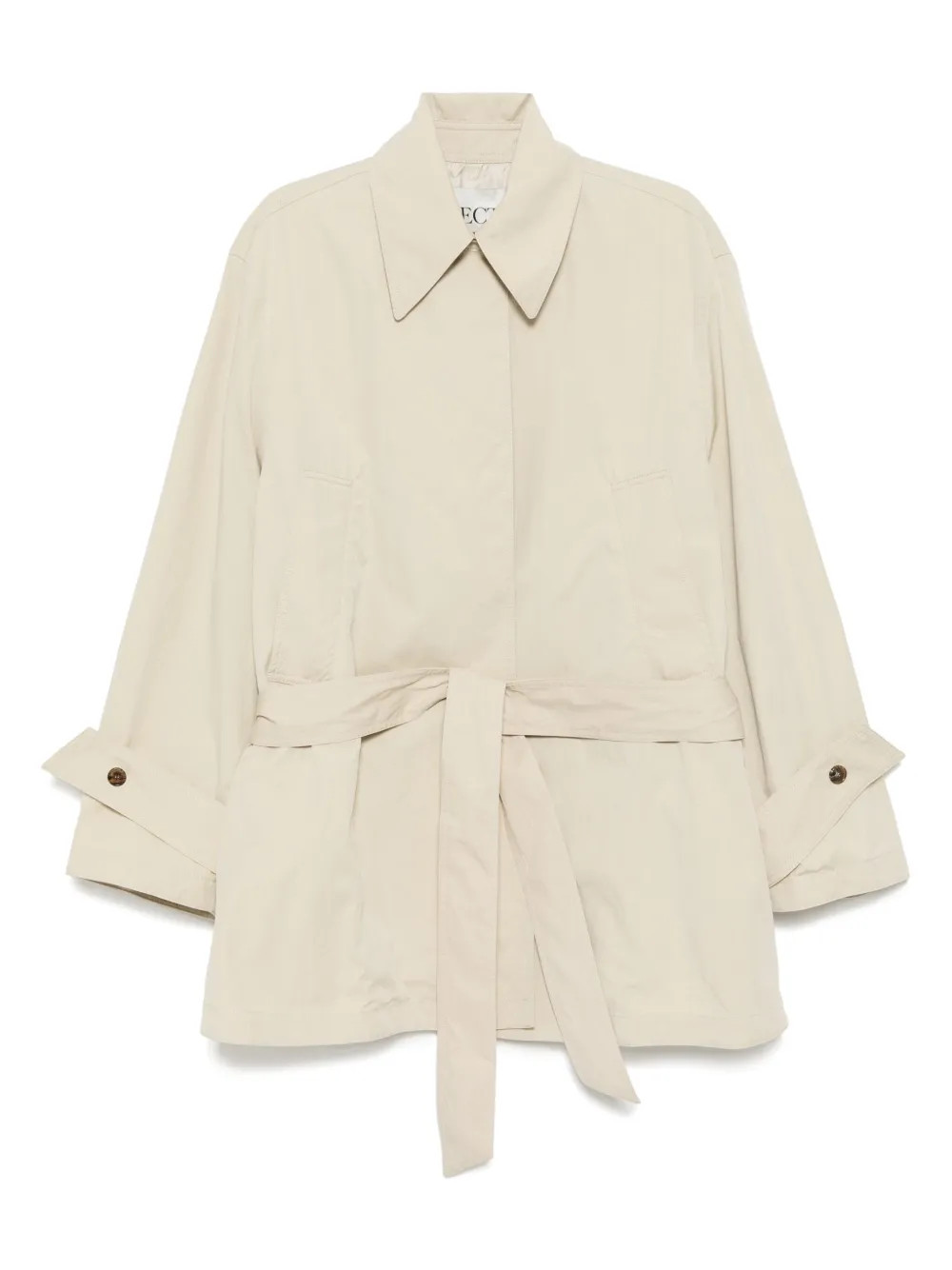 Recto Short Trench Coat | Neutrals | FARFETCH | Farfetch Global