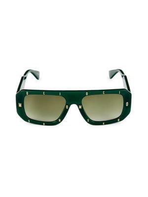 Moschino 54MM Rectangle Sunglasses on SALE | Saks OFF 5TH | Saks Fifth Avenue OFF 5TH