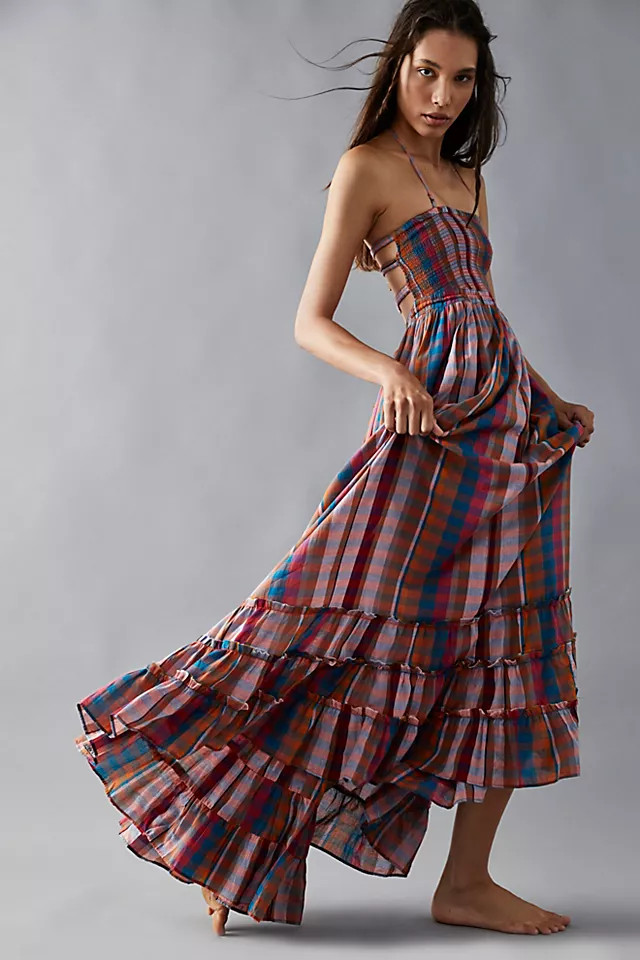 Extratropical Plaid Maxi Dress | Free People (Global - UK&FR Excluded)